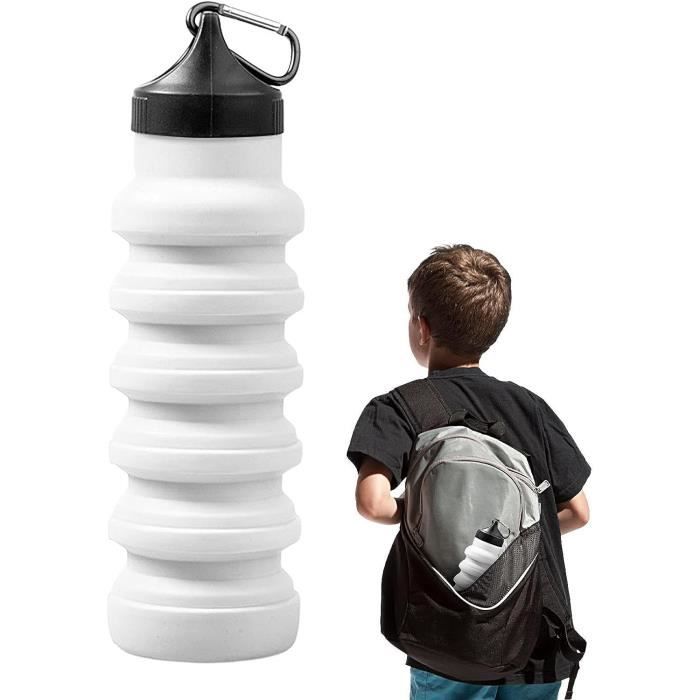 Gourde Souple Pliable 700ml - Lot De 2, Légère, étanche - Parfaite Pour Randonnée, Vélo, Camping Et Voyages