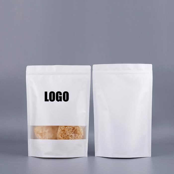 50 Pcs - 10x15x3cm - Logo Imprimer un côté - Sac d'Emballage en