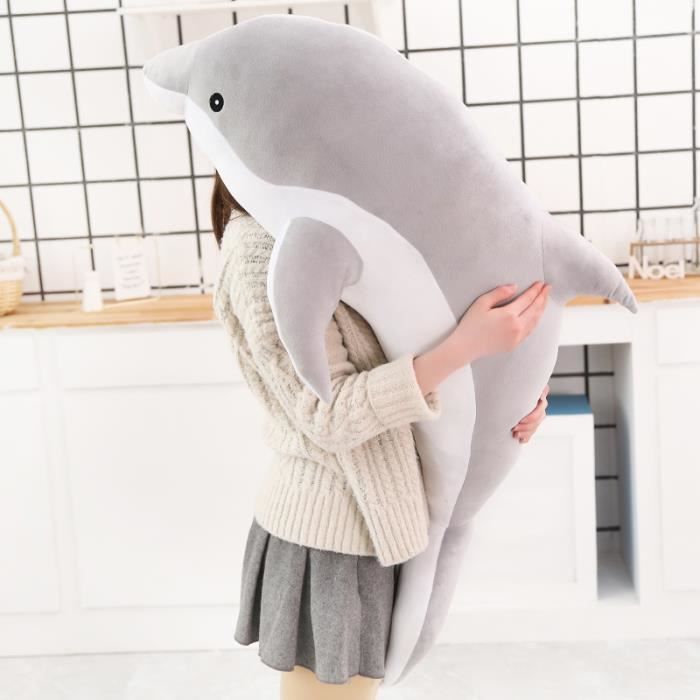 Lot De 3 Dauphins En Peluche – 30 Cm, Bleu, Rose, Gris – Ultra Doux, Rembourrage PP, Détails Réalistes – Cadeau Enfant 3+
