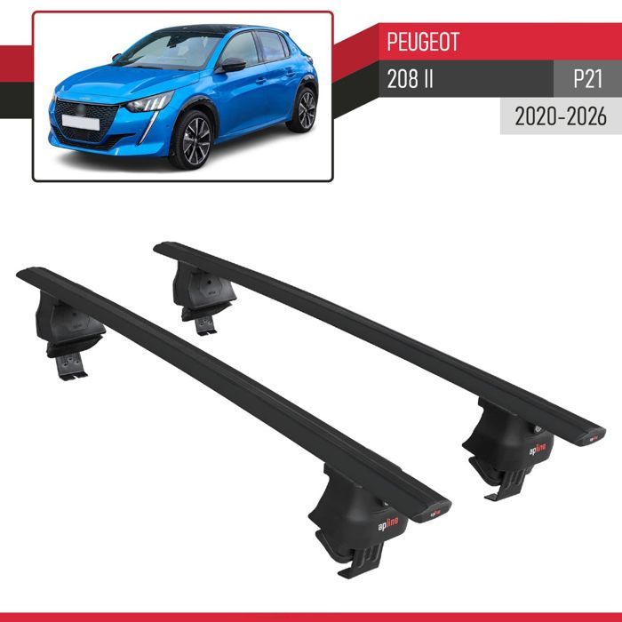 Kit Transport Vélo Ski Acpar Compatible Avec Peugeot 208 II (P21