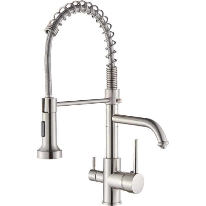 Robinet De Cuisine Avec Bec Extractible main image 1