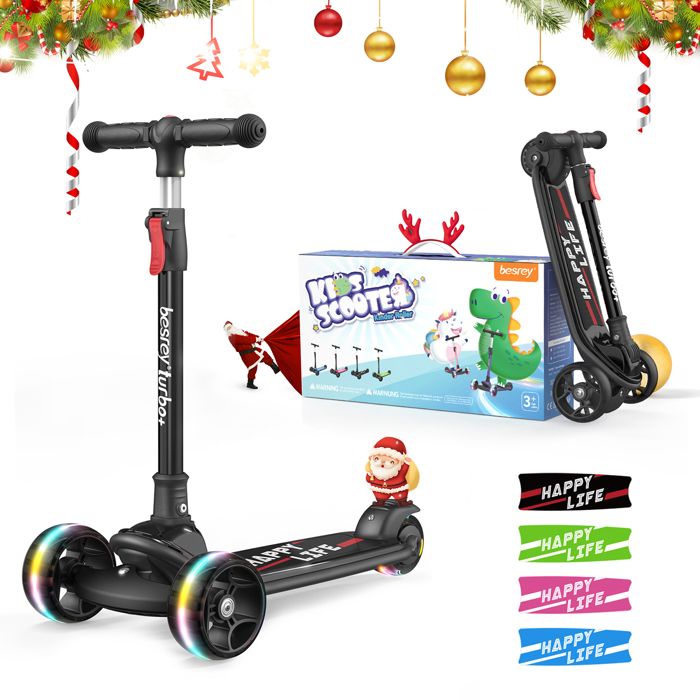 Besrey Trottinette Enfant Hauteur Reglable Safe Swing Scooter 3 Roues Super Flash Led Pour 3 8 Ans Cool Noir Cdiscount Jeux Jouets Besrey Trottinette Enfant Hauteur Reglable Safe Swing Scooter 3 Roues Super Flash Led Pour 3 8 Ans Cool Noir Cdiscount Jeux Jouets