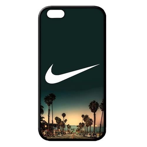 Nike Coque iPhone 8 Plus Bleu Logo
