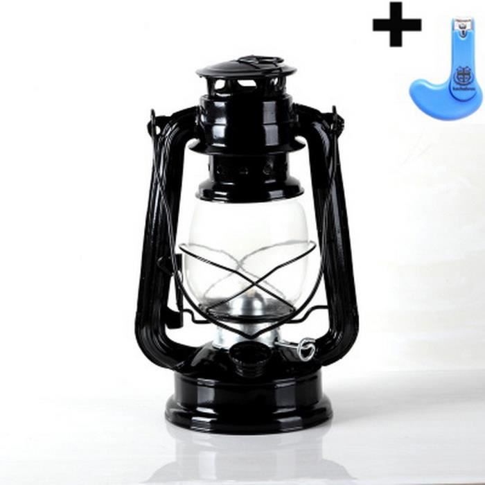 Lampe A Petrole Nostalgique Vintage En Fer Forge Eclairage De