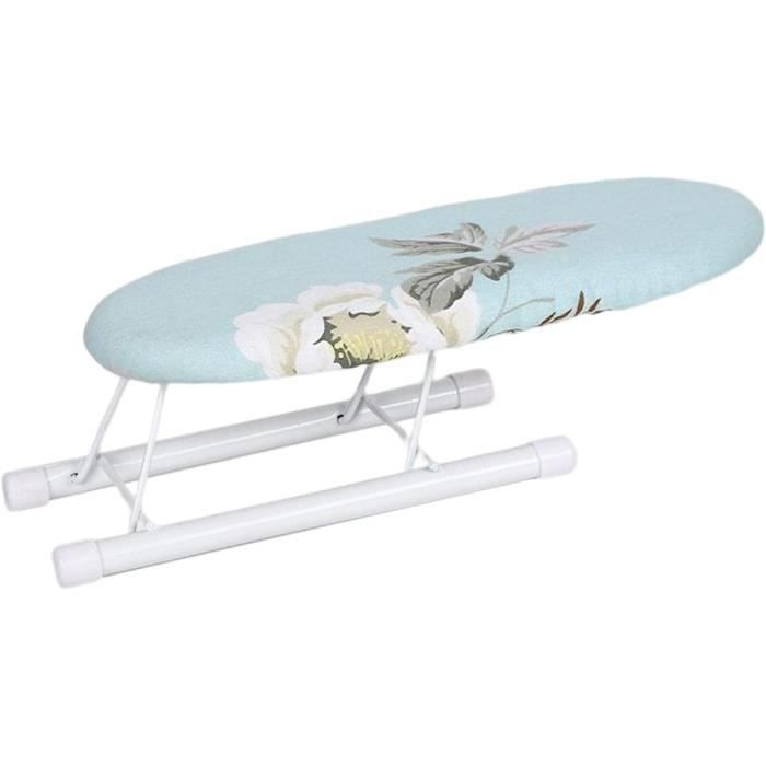 Table à Repasser Pliable Duwee - Housse Résistante à La Chaleur, Hauteur Réglable (63-82cm), Repose-fer, 33 X 96 Cm - 3