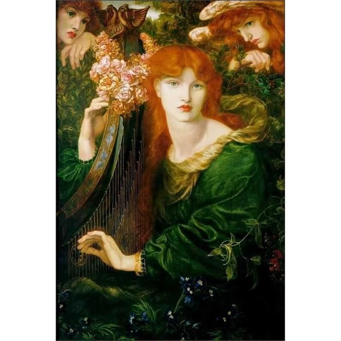 Puzzle 1000 Pièces - Proserpine, Dante Gabriel Rossetti - Art Préraphaélite