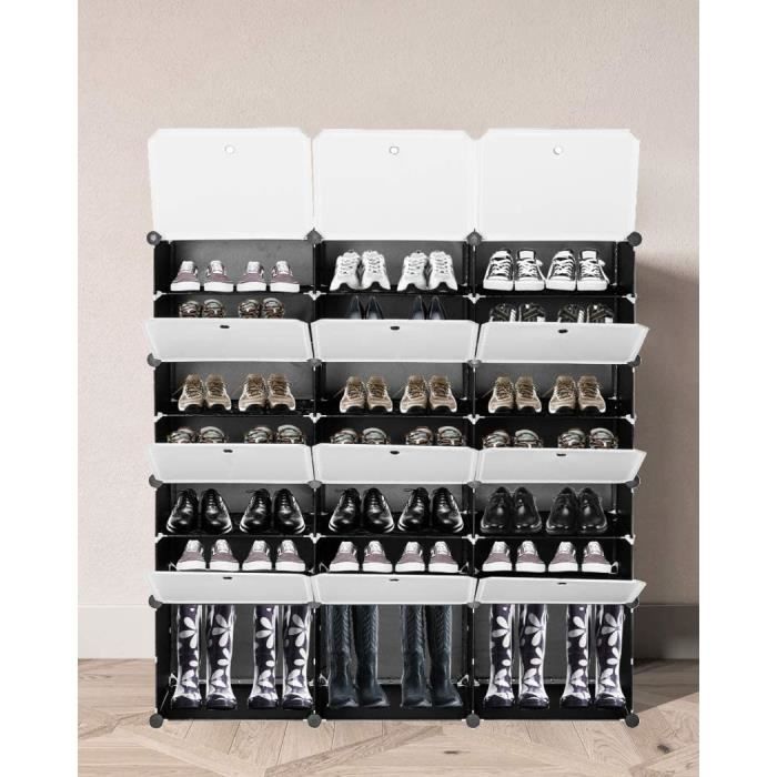 LIWIArmoire à Chaussure Portable Meuble Chaussures Grande Capacité
