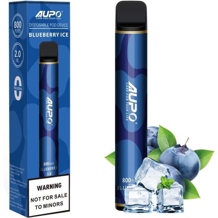 LIWICigarette Electronique, Avec fruit Liquide Goût Cigarette électronique jetable kit,10