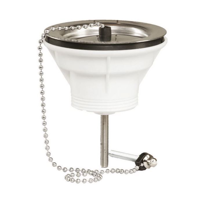 322 Bouchon De Bonde De Lavabo En Laiton Noir 40 Mm [96] - Maison