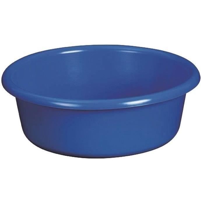 ALUMINIUM ET PLASTIQUE - Cuvette ronde Ø28x10cm 4l Bleu