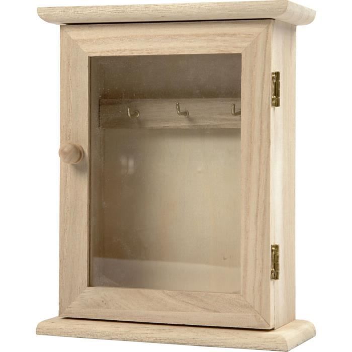 Armoire à clé - bois et métal - Cdiscount Maison