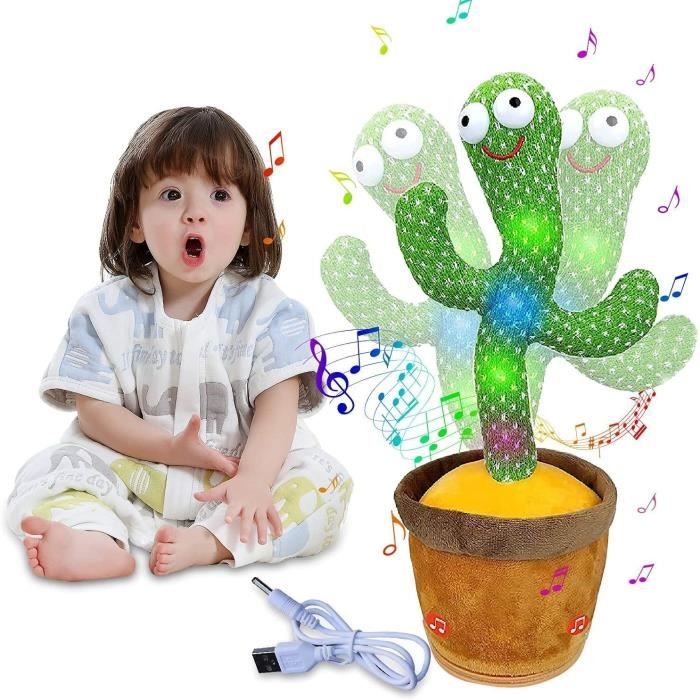 Cactus Qui Danse, Jouet en Peluche Cactus, Cactus Qui Danse et répète,  Jouet en Peluche pour Enfants, Apprendre à Parler et à Danser - Cdiscount  Jeux - Jouets