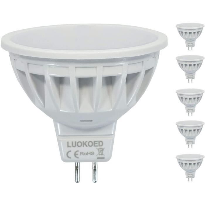 Ampoules Ampoule Mr16 LED Spot Gu5.3 Culot Blanc Chaud 2700K Dimmable 5