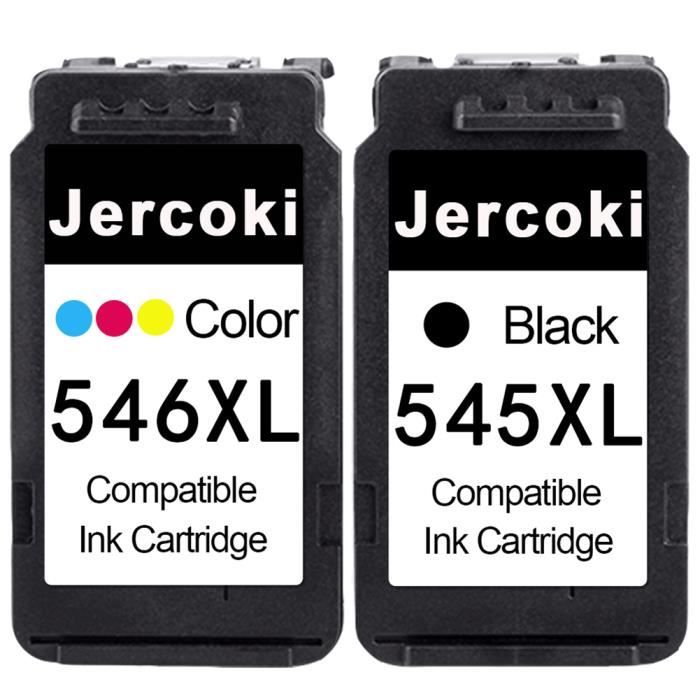 UPRINT 2 Cartouches d'encre 545XL + 546XL Compatibles avec Canon