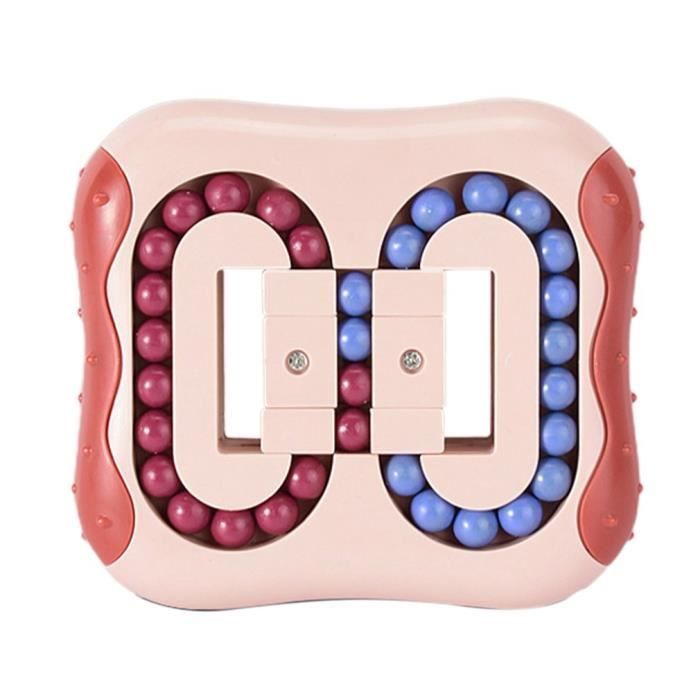 Zerone Haricot magique rotatif du bout des doigts Jouet éducatif Cube rotatif pour enfants avec
