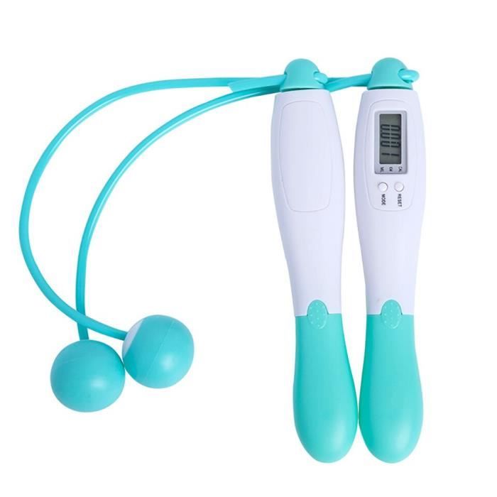 Corde à Sauter Perles En PVC – Longueur 280 Cm, Poignée Antidérapante, Fitness Et Endurance