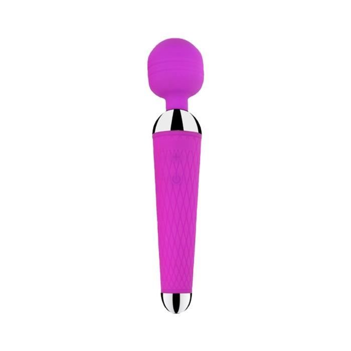 Vibromasseur Baguette Magique 2.0 - Noir - Recharge USB - Sextoy Clitoridien - NEUF