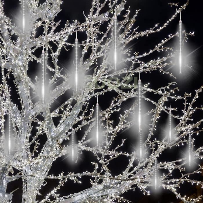 Guirlande Lumineuse LED Gouttes De Pluie – 2,5 M, Lumière Blanche Chaude – Alimentée Par 3 Piles AA – Pour Déco Intérieure, Noël, Chambre, événements