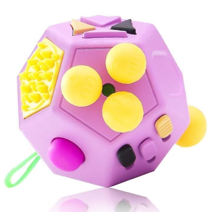 Cube Anti-Stress Jouet de Soulagement de l'Anxiété et de la Pression Idéal pour Adultes et Enfants[Idée Cadeau][Jouet Relaxant][Anti-Stress][Matériau Doux](Blanc et Vert