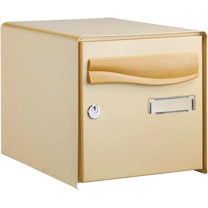 Svita Paquet Boîte aux lettres avec Acier Inoxydable-Couvercle Paketbox Stand Boîte aux lettres Gris 
