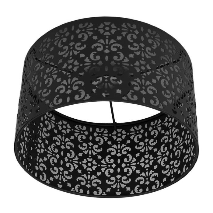 Abat-jour émaillé Noir Intérieur Blanc - MC Fact