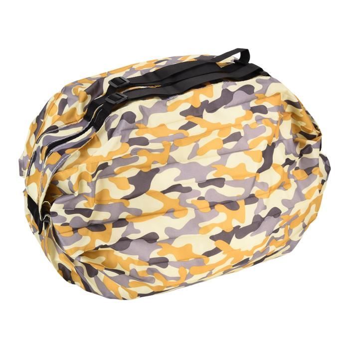 2 Sacs De Rangement Pliables 40x40 Cm - Coton Et Lin, Léger, Grande Capacité - Pour Courses, Voyages, Déplacements