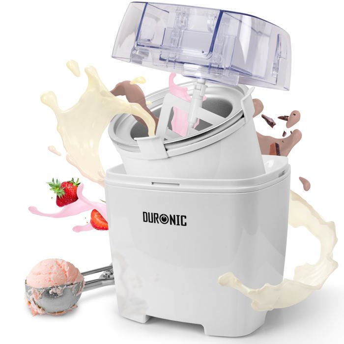Duronic IM540 Machine à glace et sorbetière électrique Cuve amovible