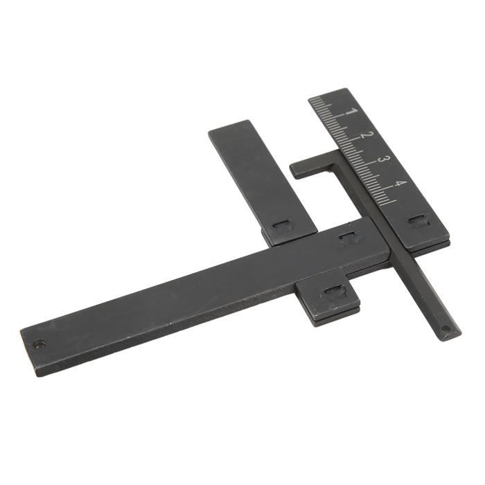 Jauge De Hauteur Pour Voitures RC - Aluminium, Réglable 3-42mm - Pour Mesurer Carrossage, Suspension - Modèles Tout-terrain Et Camions - 12