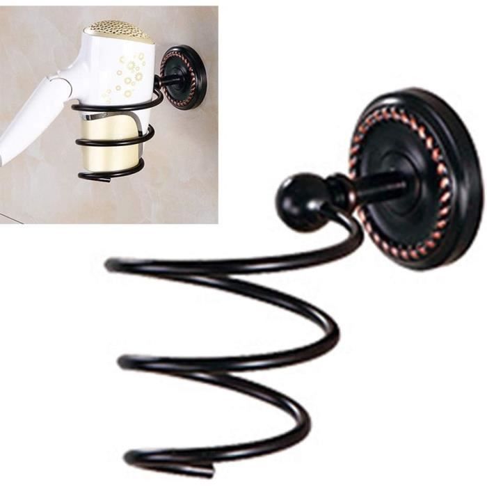 Support Mural Pour SèChe-Cheveux, Porte Seche Cheveux Et Lisseur, Supports Pour SèChe-Cheveux