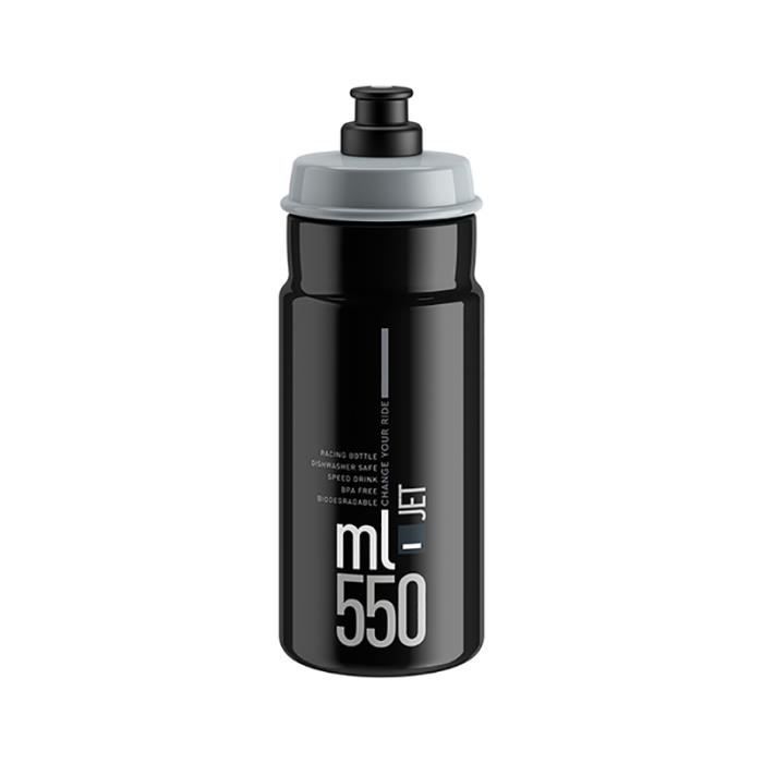 Bidon - Elite - Jet 550mL - Gris - Taille unique - Adulte Bidon - Elite - Jet 550mL - Gris - Taille unique - Adulte