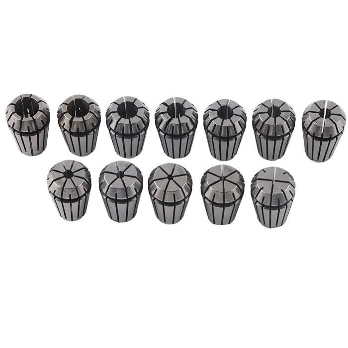 10 Pièces ER16 Mandrins De Pince à Ressort Pour CNC Et Tour - Set Complet