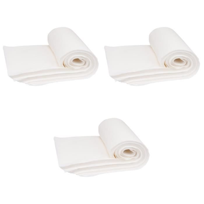 Serviettes En Papier Blanches - Lot De 300, 33 Cm, 1 Pli - Pour Fêtes, BBQ, Traiteur - Écologiques, Compostables