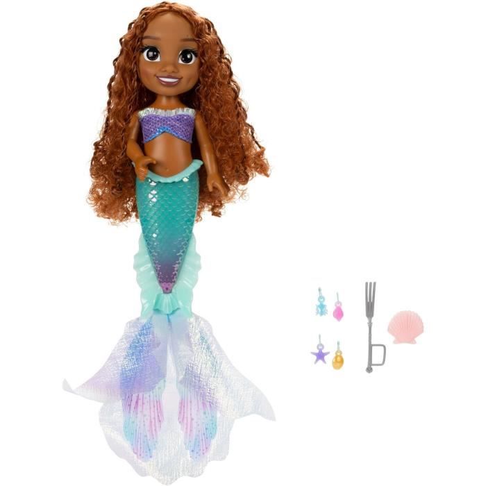 la petite sirene live action - poupée électronique ariel - 38 cm - jakks - 480465