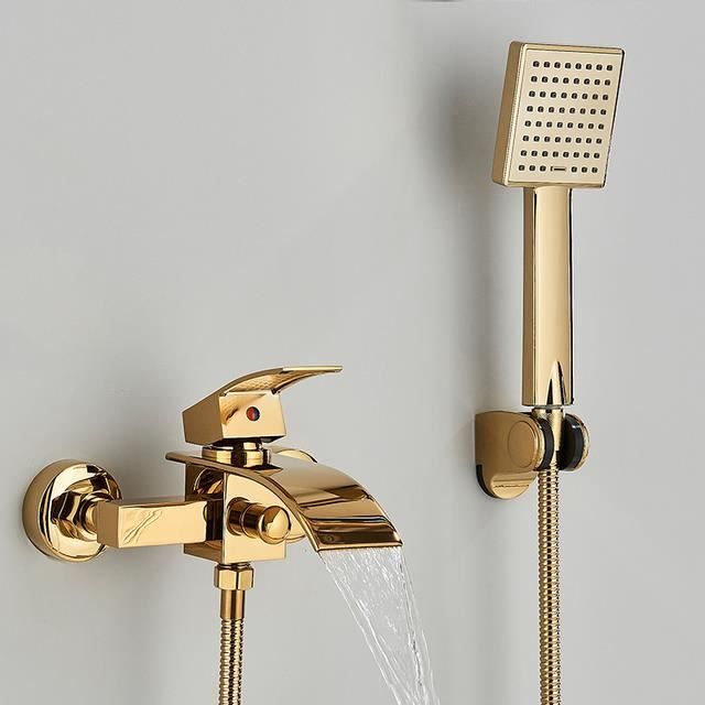 Seablueky Robinet De Baignoire Autoportant En Bronze Huilé