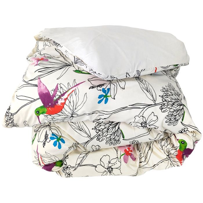 Linnea Housse de Couette 300x240 cm 100/% Coton Vermont Gris