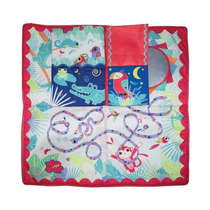 Ludi Tapis Livre D Eveil Jungle Des 10 Mois Tapis Moelleux 80 X 80 Cm Multitude D Activites Educatives Cdiscount Puericulture Eveil Bebe Ludi Tapis Livre D Eveil Jungle Des 10 Mois Tapis Moelleux 80 X 80 Cm Multitude D Activites Educatives Cdiscount Puericulture Eveil Bebe