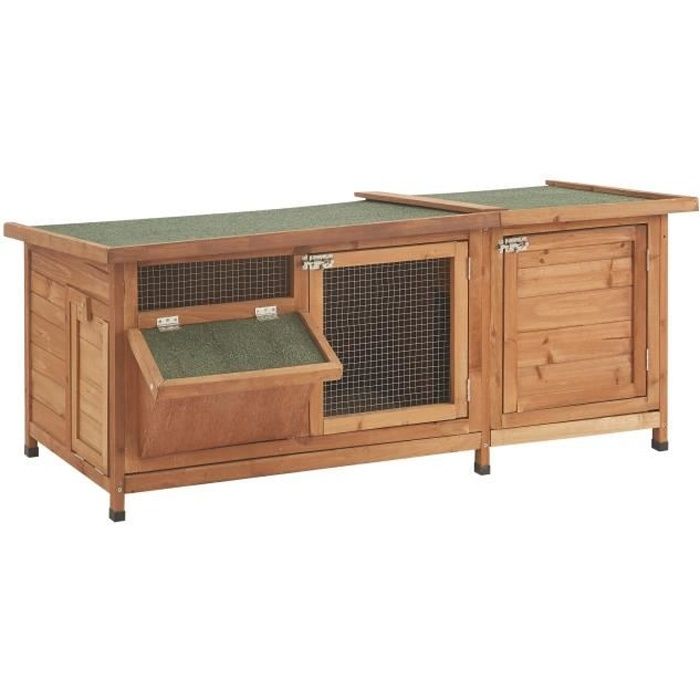 Meilleurs prix pour Clapier Gribouille - 2 rongeurs Lapin