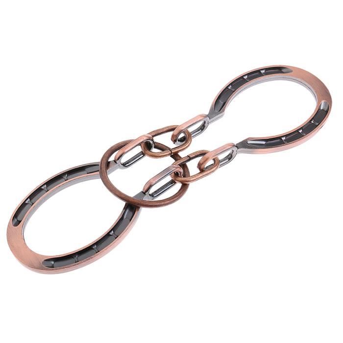1 pièce de puzzle God Lock en métal Solution de déduction intellectuelle Déverrouiller Puzzle cerveau Taquiner Déverrouiller Boucle Fer à cheval Cadeau