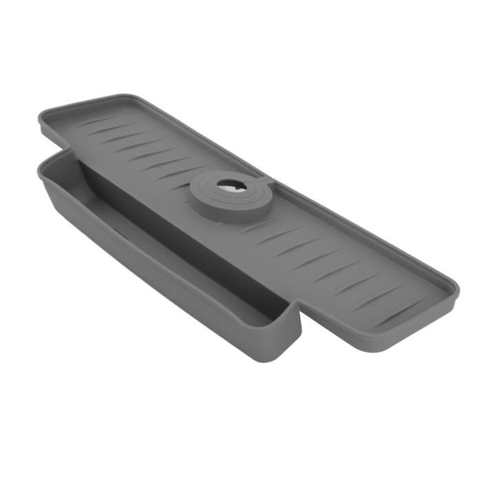 Protection Anti-éclaboussures En Silicone Pour évier – 43 X 14 Cm – Évite Les Fuites Et Garde Le Plan De Travail Propre