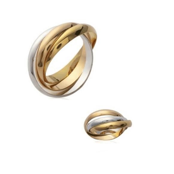 Bague 3 anneaux pas cher