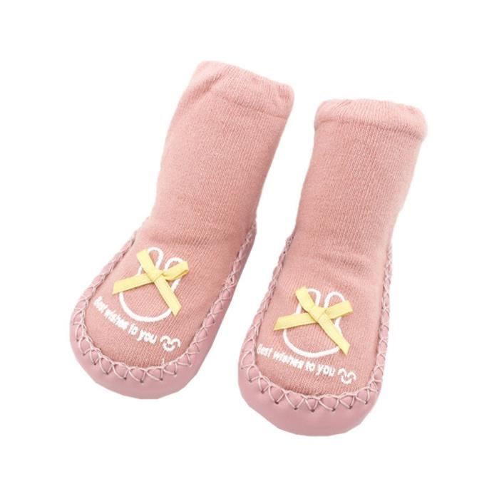 Chaussettes Antidérapantes Bébé - Lot De 5 Paires Coton Animaux