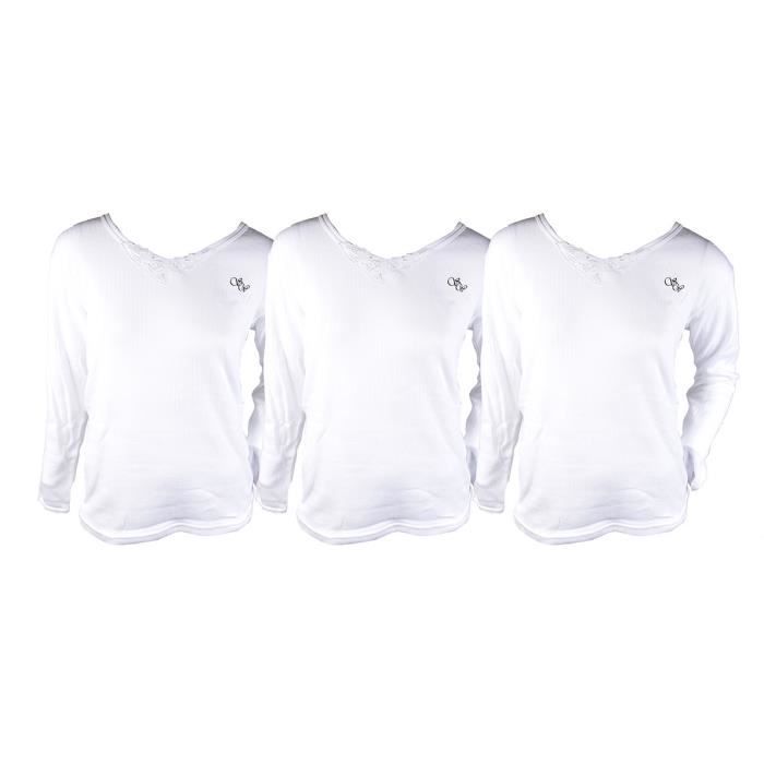 tee shirt thermique femme