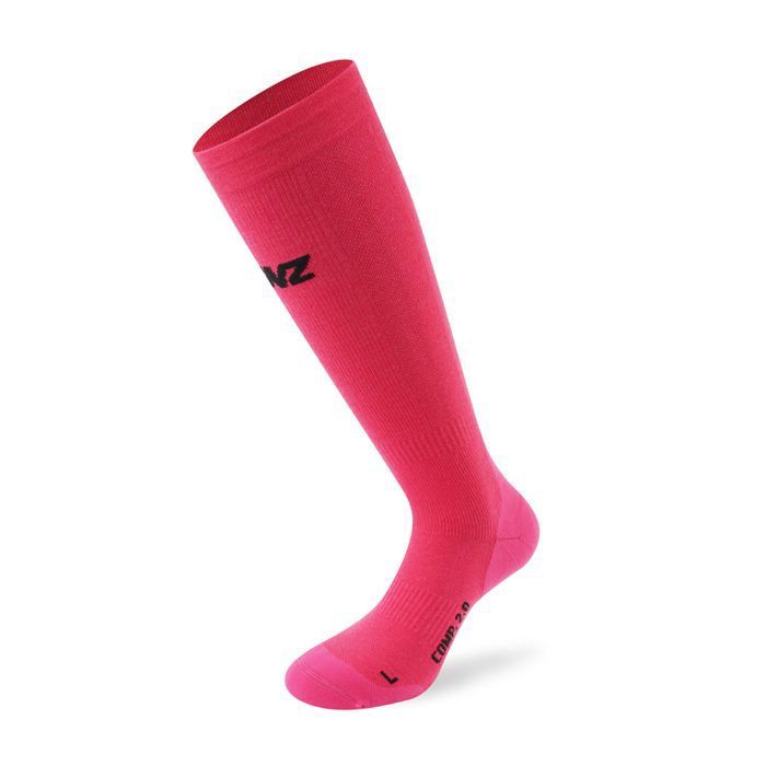Chaussettes de compression Lenz 2.0 Merino - Rose - Homme - Running - Respirant