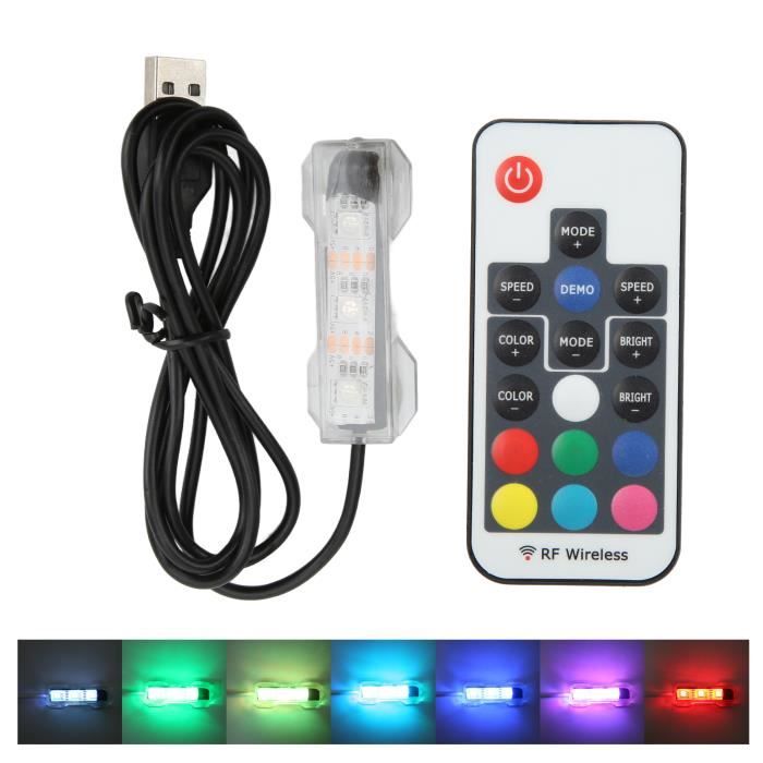 Comparer les prix de Lampe pour Aquarium - OMABETA - Télécommande USB - Multicolore - 6 x 23 x 12 cm - Éclairage durable