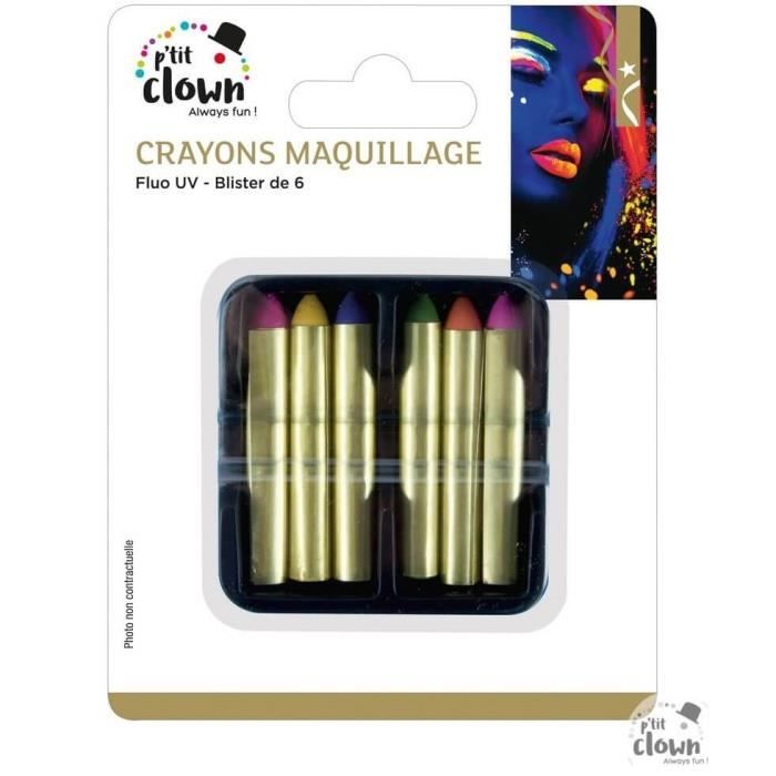Crayon maquillage fluo UV (x6) REF/21421