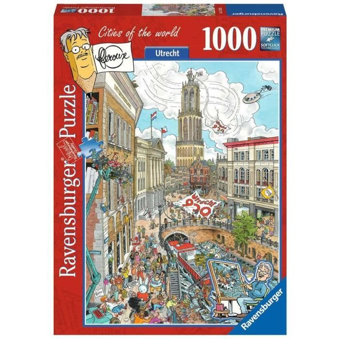 Puzzle Ravensburger FLeroux style BD Utrecht 1000 pièces