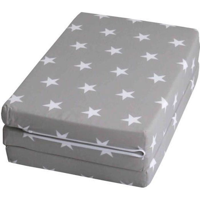 Roba Matelas De Voyage Little Stars Pliable Lit De Bebe 60x1 Cm Incl Sac De Transport Cdiscount Puericulture Eveil Bebe