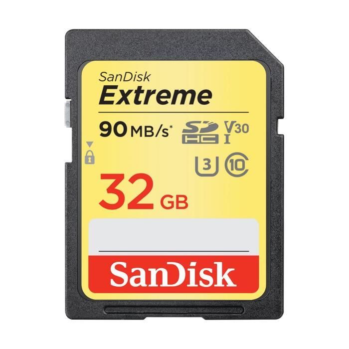 SanDisk SDSDXVE 032G GNCI2 mémoire flash SDHC UHS I Classe 10 Neuf - vue 2