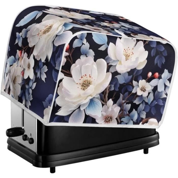 Mexpekil Housse Pour Grille-pain 4 Tranches, Coquelicot Rouge