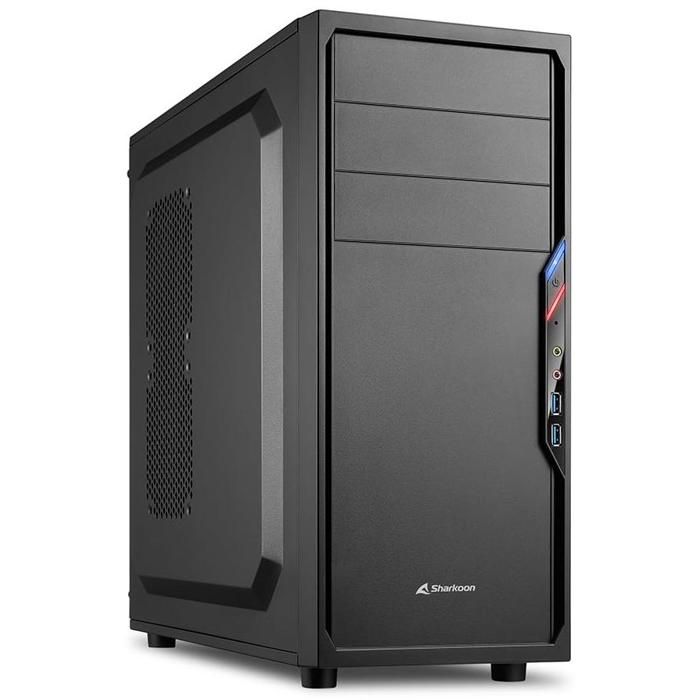Boîtier PC - Sharkoon - VS4-V - Tour midi - ATX - USB/Audio - Noir